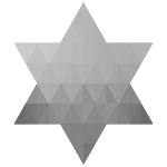 Geometric Jewish Star of David VII
